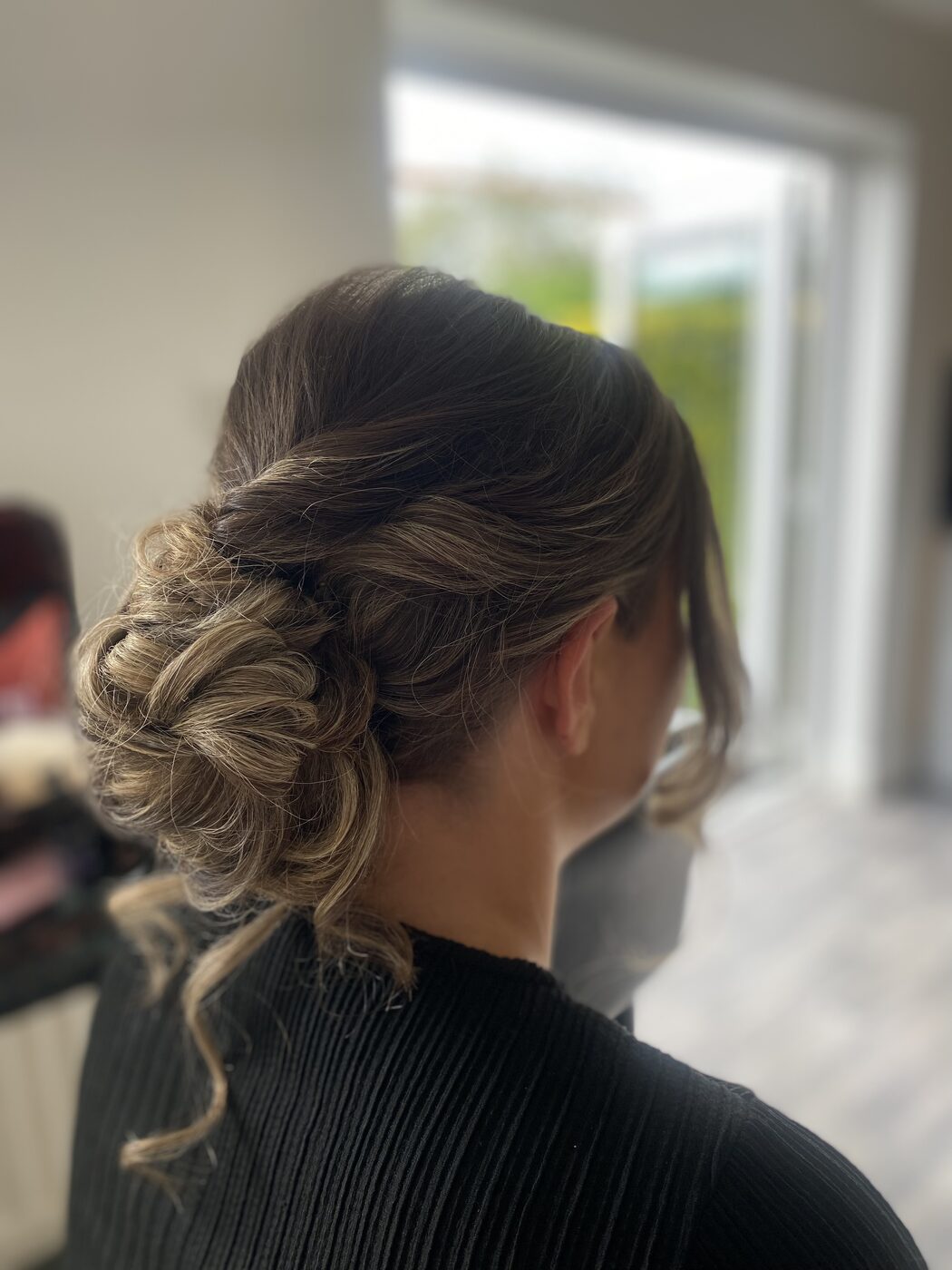 Occasion hair styling with sleek waves by Memories by Taylor